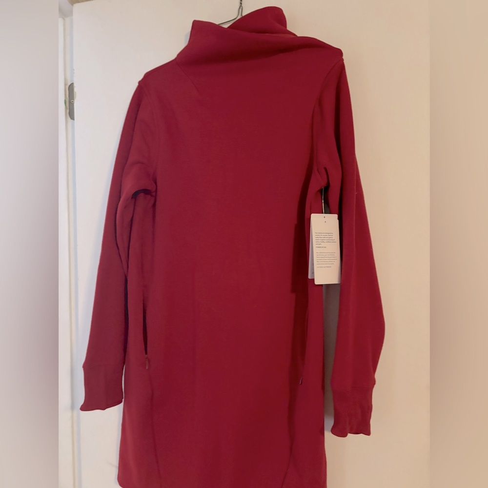 Never worn new with tags Athleta red sweater dress size small